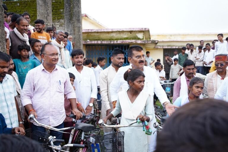 Government made education top priority, Sihawal MLA said at free bicycle distribution in Khadaura
