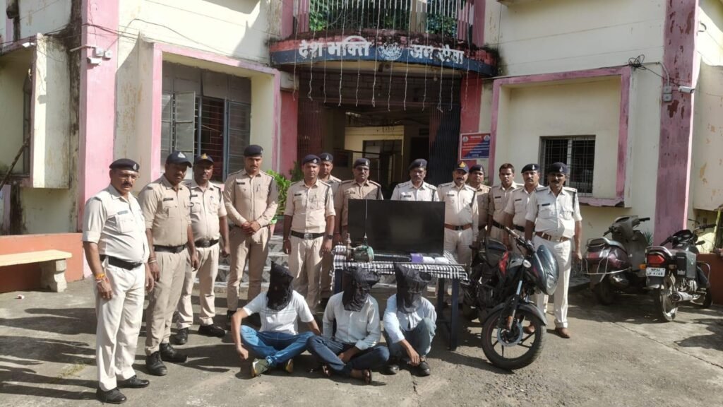 चोरी के आरोपी को धनपुरी पुलिस ने किया गिरफ्तार