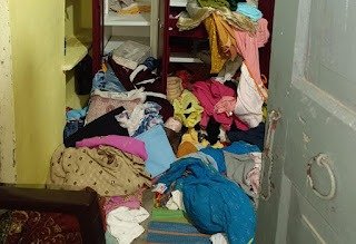 Photo accompanying the report: theft at loco pilot’s quarter in Shahdol