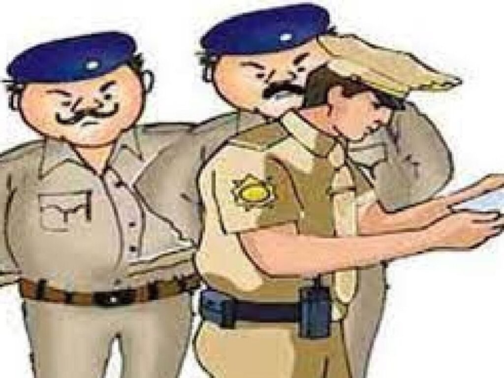Shahdol police department, where five sub-inspectors were transferred