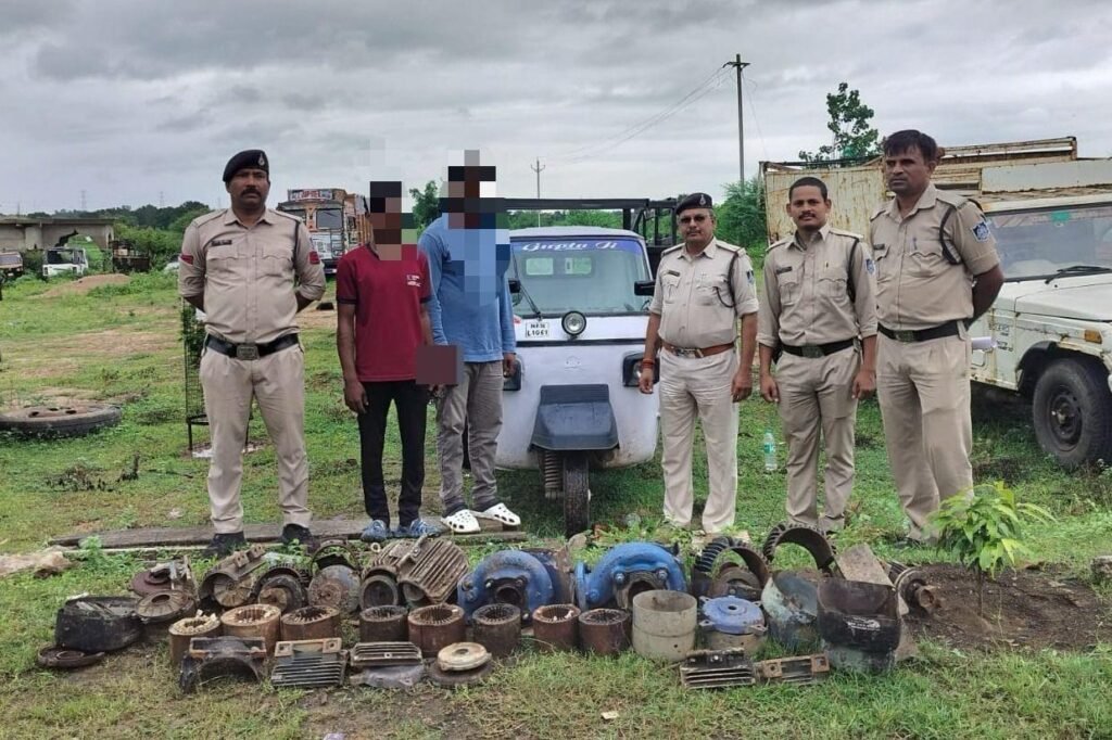 Sohagpur police solved motor theft in Shahdol, arrested two and recovered 13 motors