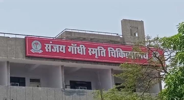 Elderly patient died after fall from third floor of Sanjay Gandhi Hospital in Rewa