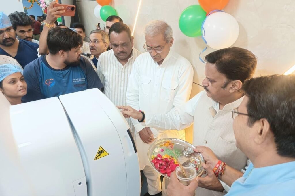 सुपर स्पेशलिटी अस्पताल के कॉर्डियालॉजी विभाग में अत्याधुनिक कैथलैब मशीन का हुआ लोकार्पण