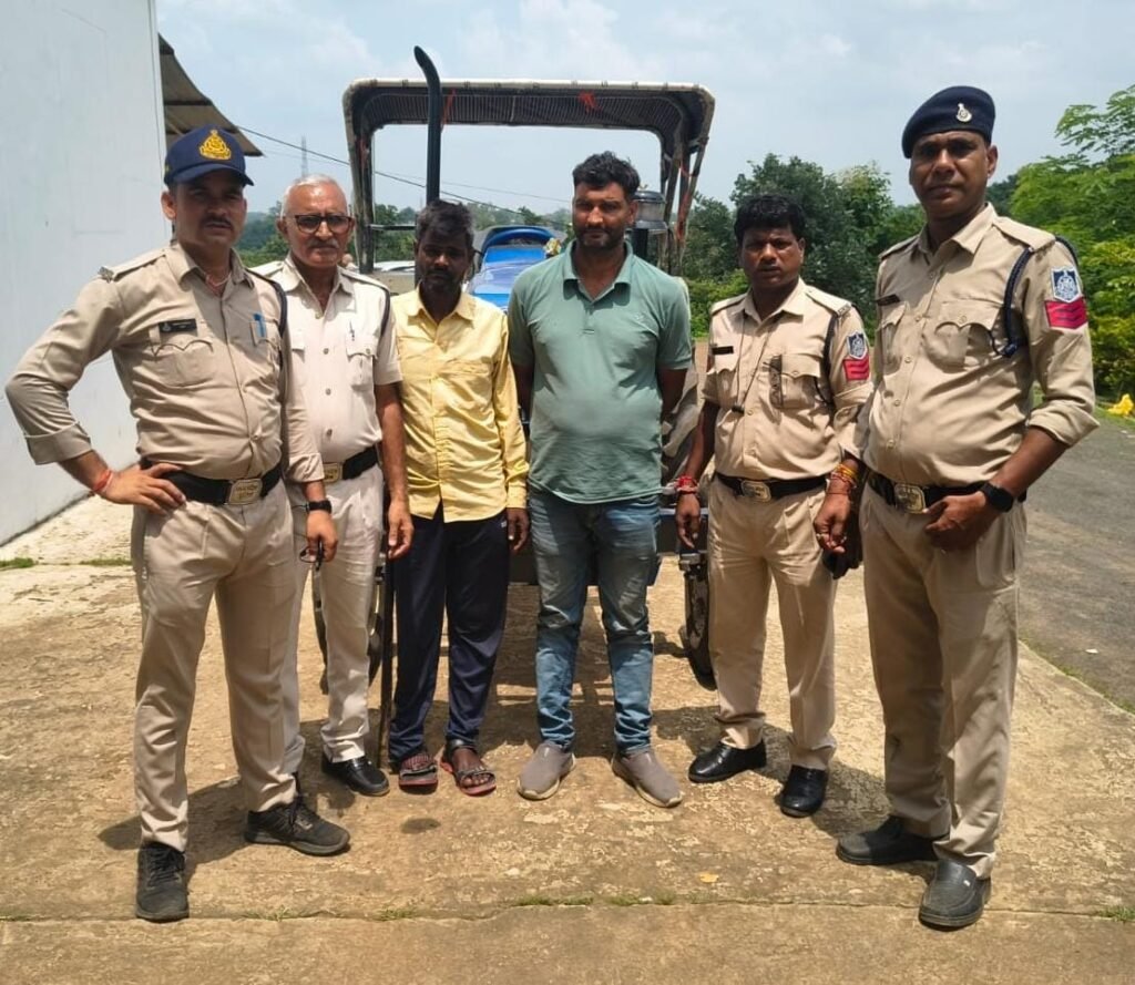 Photo accompanying the report: tractor theft case in Shahdol