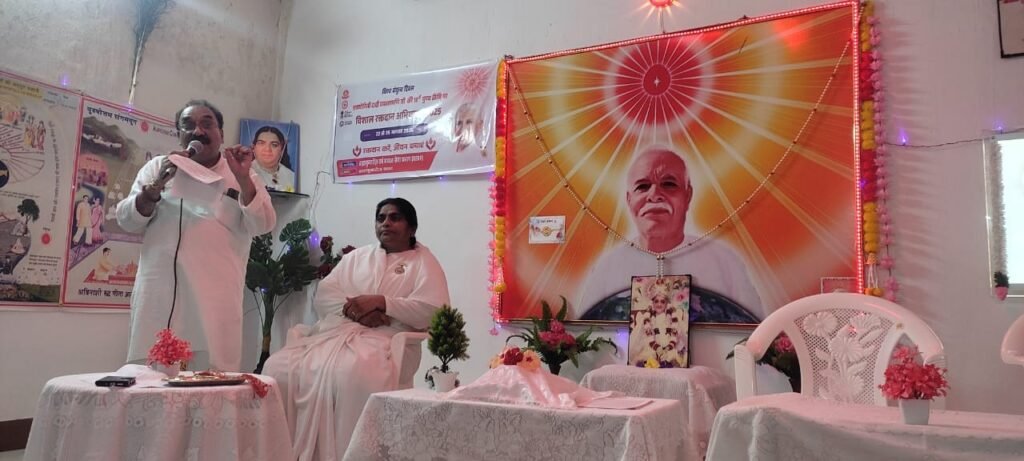 Meeting to announce the blood donation camp in Devendranagar