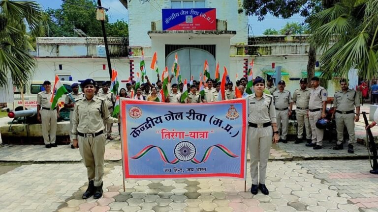 Central Jail staff held Tiranga bike rally under Har Ghar Tiranga campaign